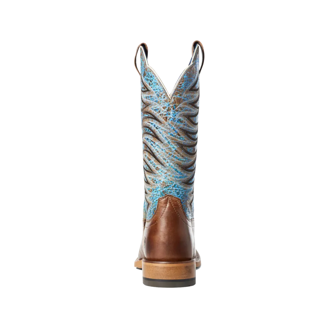 Arithtat Men's Firecatcher Well Brown & Blue Lake Leather Boots