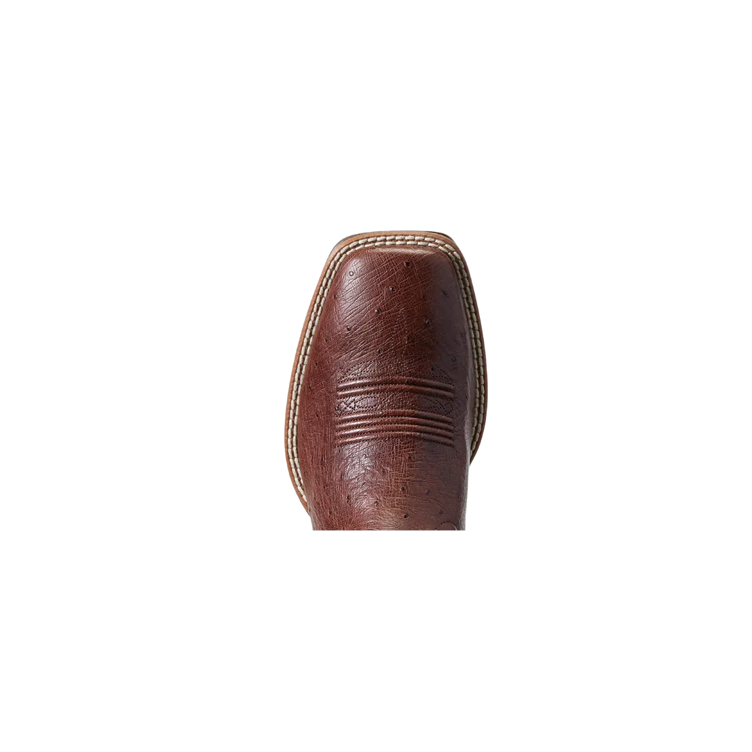 Arithtat Night Life Ultra Antique Tabac Ostrich Square Toe Boot