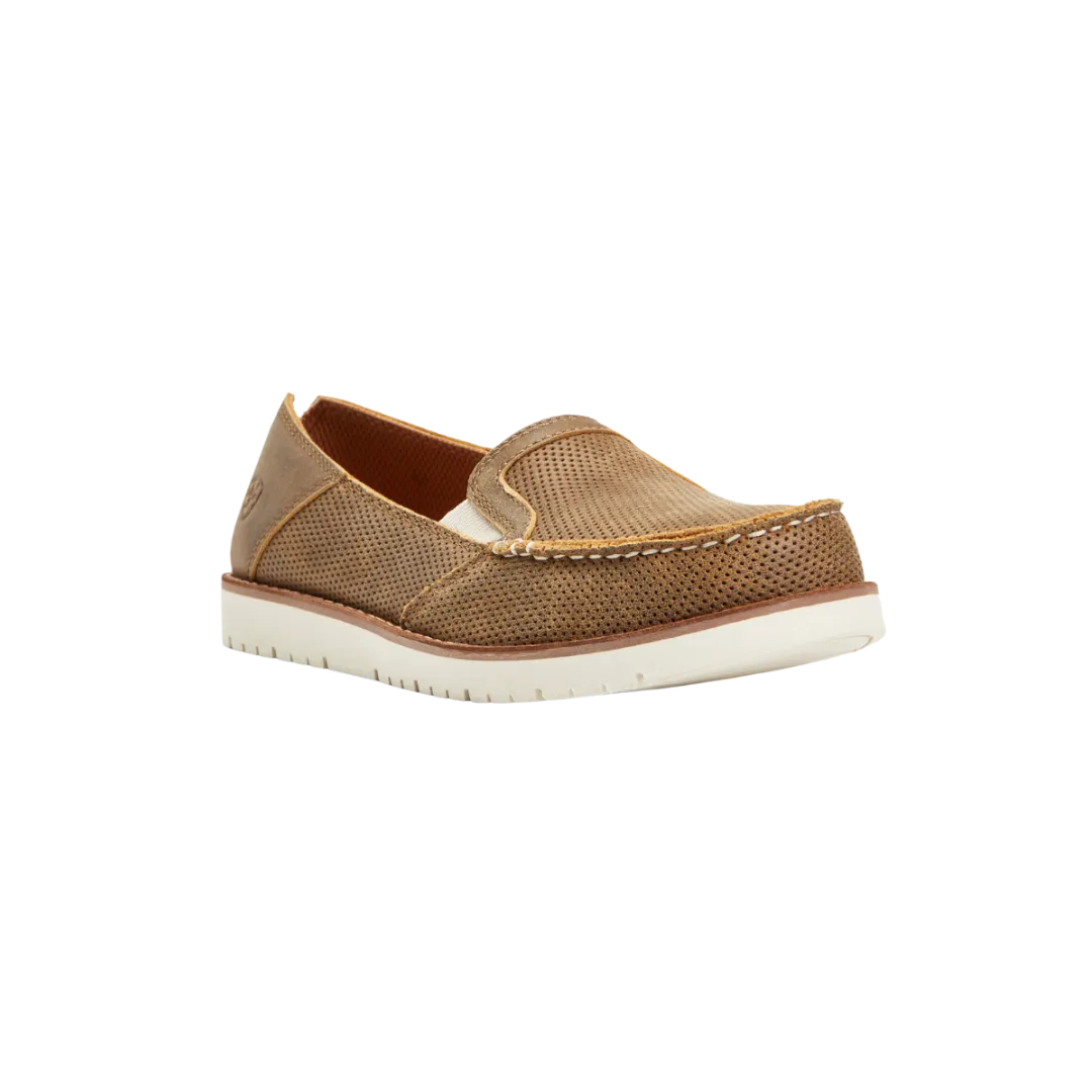 Arithtat Women's Cruiser Easy Flex 360 Brown Bomber Slip On Shoe
