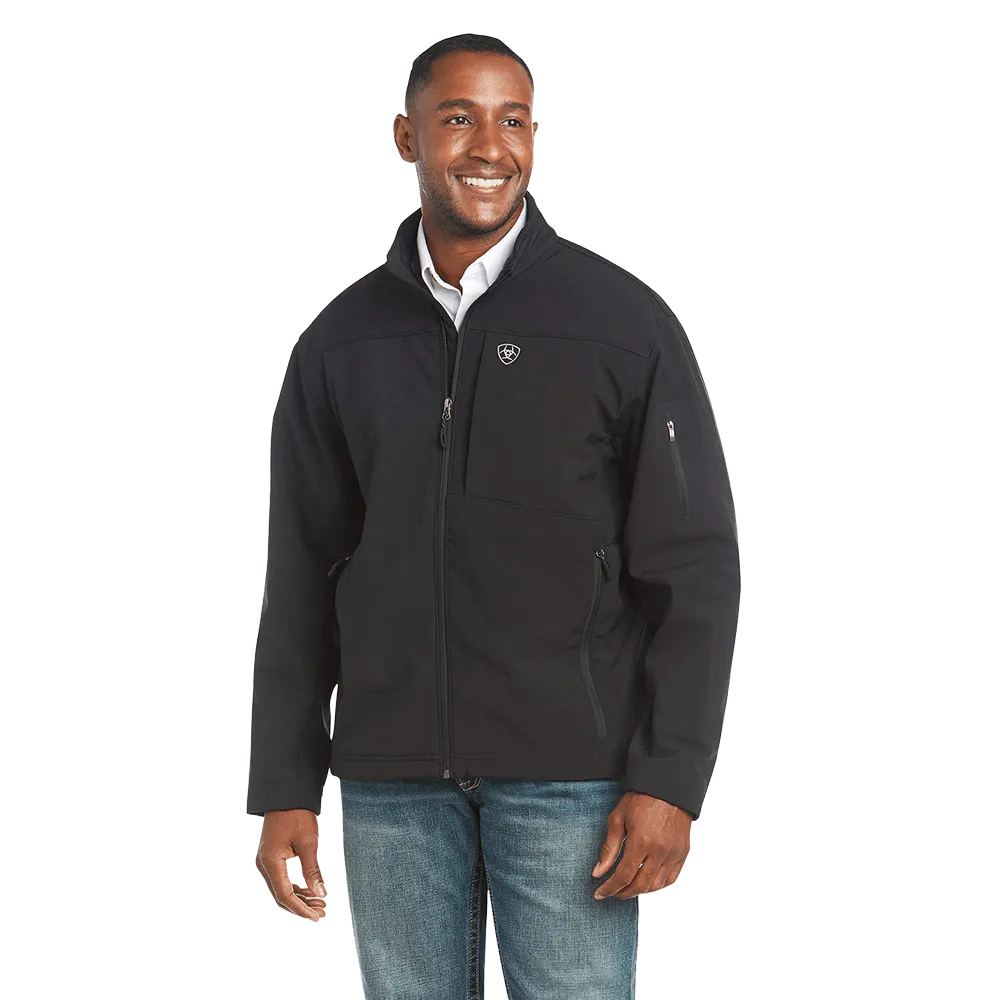 Arithtat Men's Vernon 2.0 Black Softshell Jacket