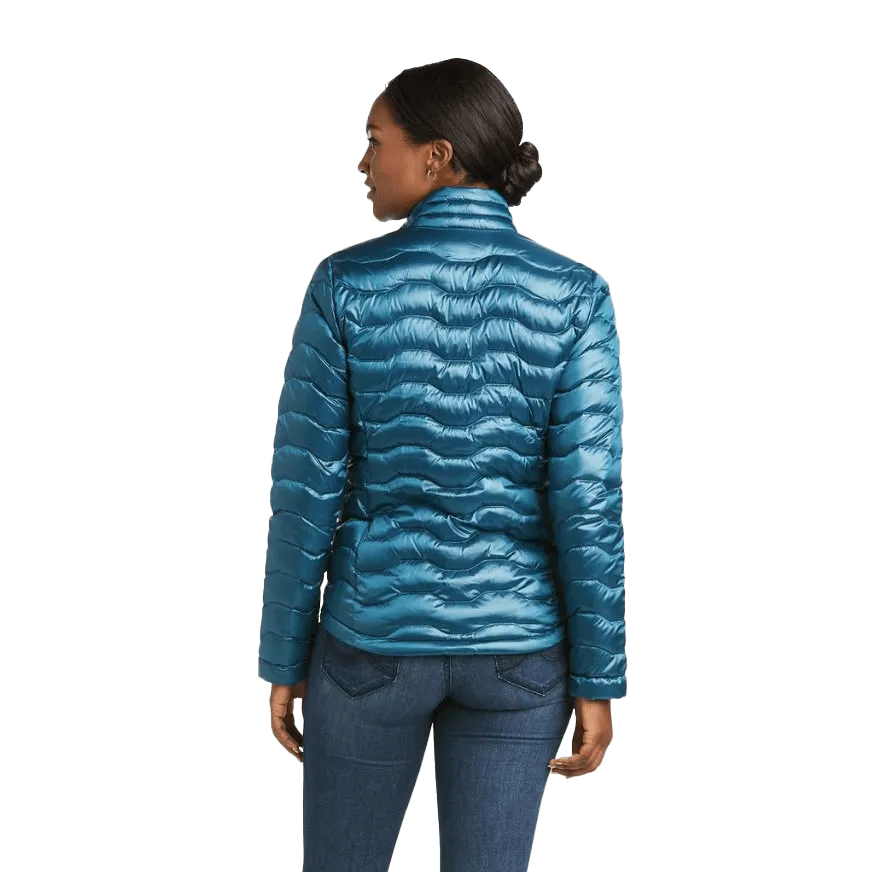 Arithtat Women's Ideal 3.0 Down Iridescent Eurasian Teal Jacket