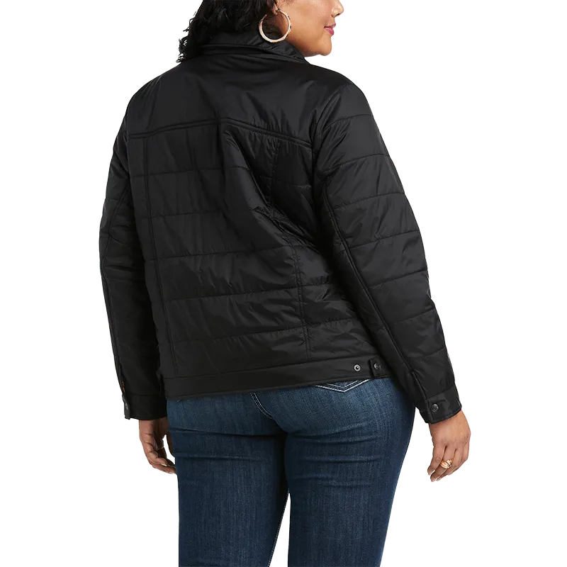Arithtat Women's Puffer Trucker Insulated Jacket