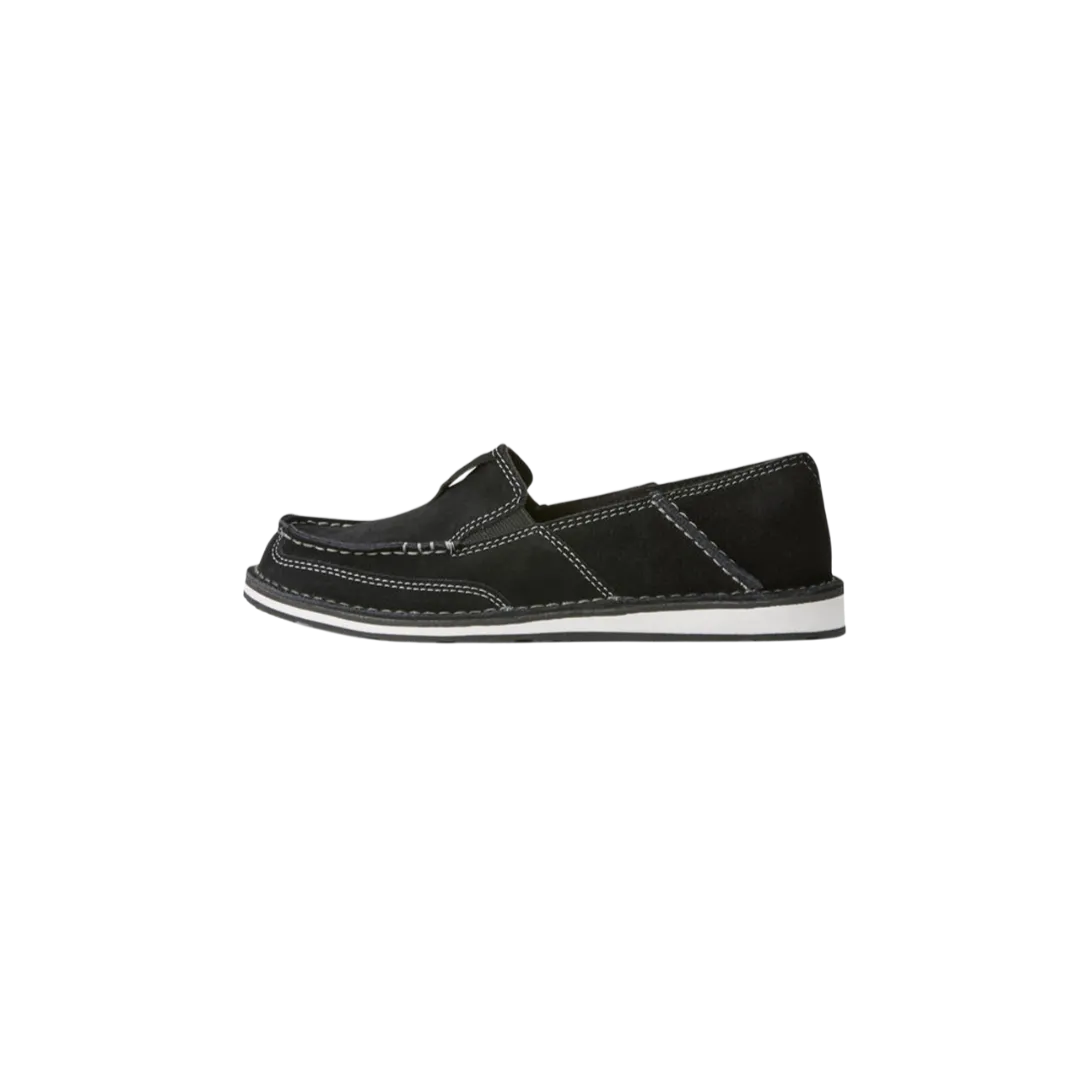 Arithtat Women's Black Suede Cruiser Shoes