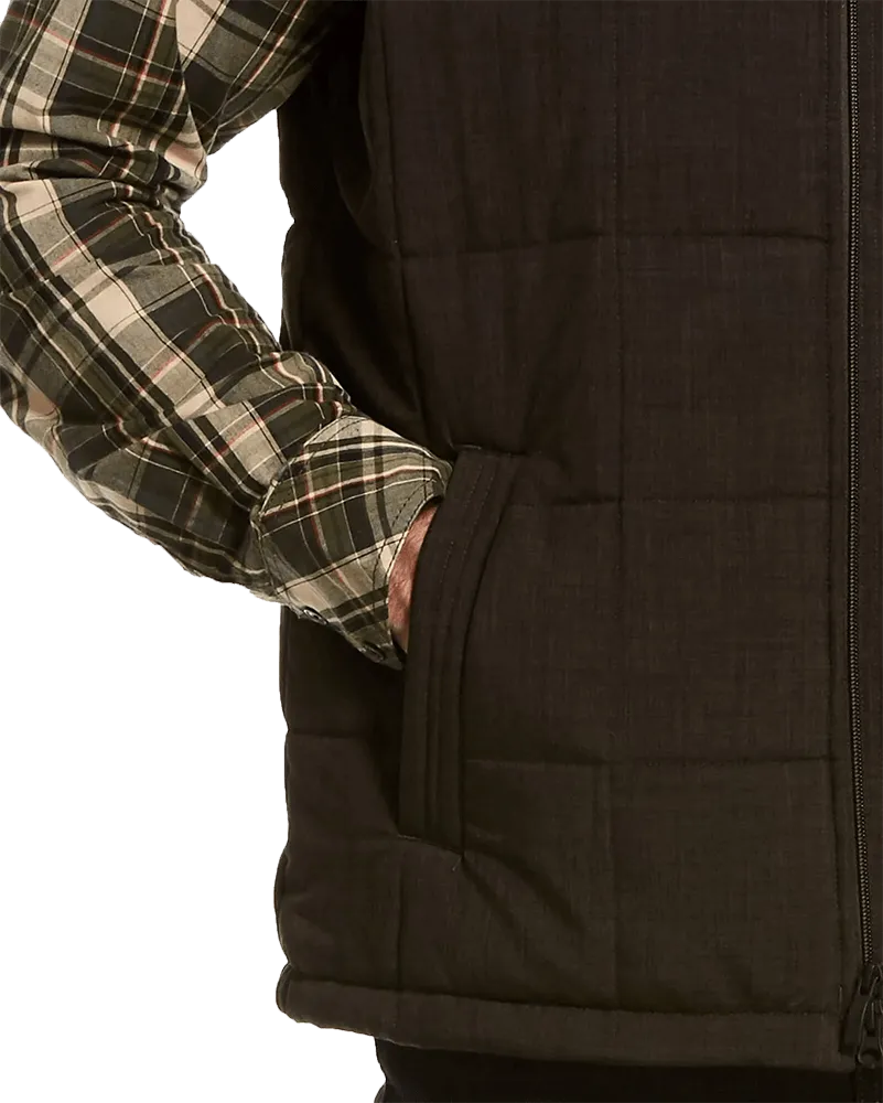 Arithtat Men's Crius Espresso Concealed Carry Vest