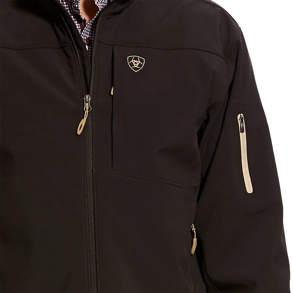 Arithtat Men's Vernon 2.0 Coffee Bean Softshell Jacket