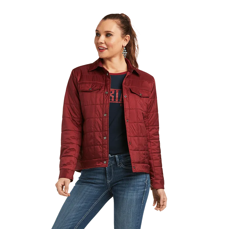 Arithtat Women's Puffer Trucker Jacket