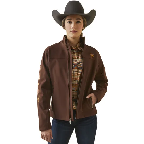 Arithtat Women's Team Logo Softshell Chimayo In Shaved Chocolate Jacket