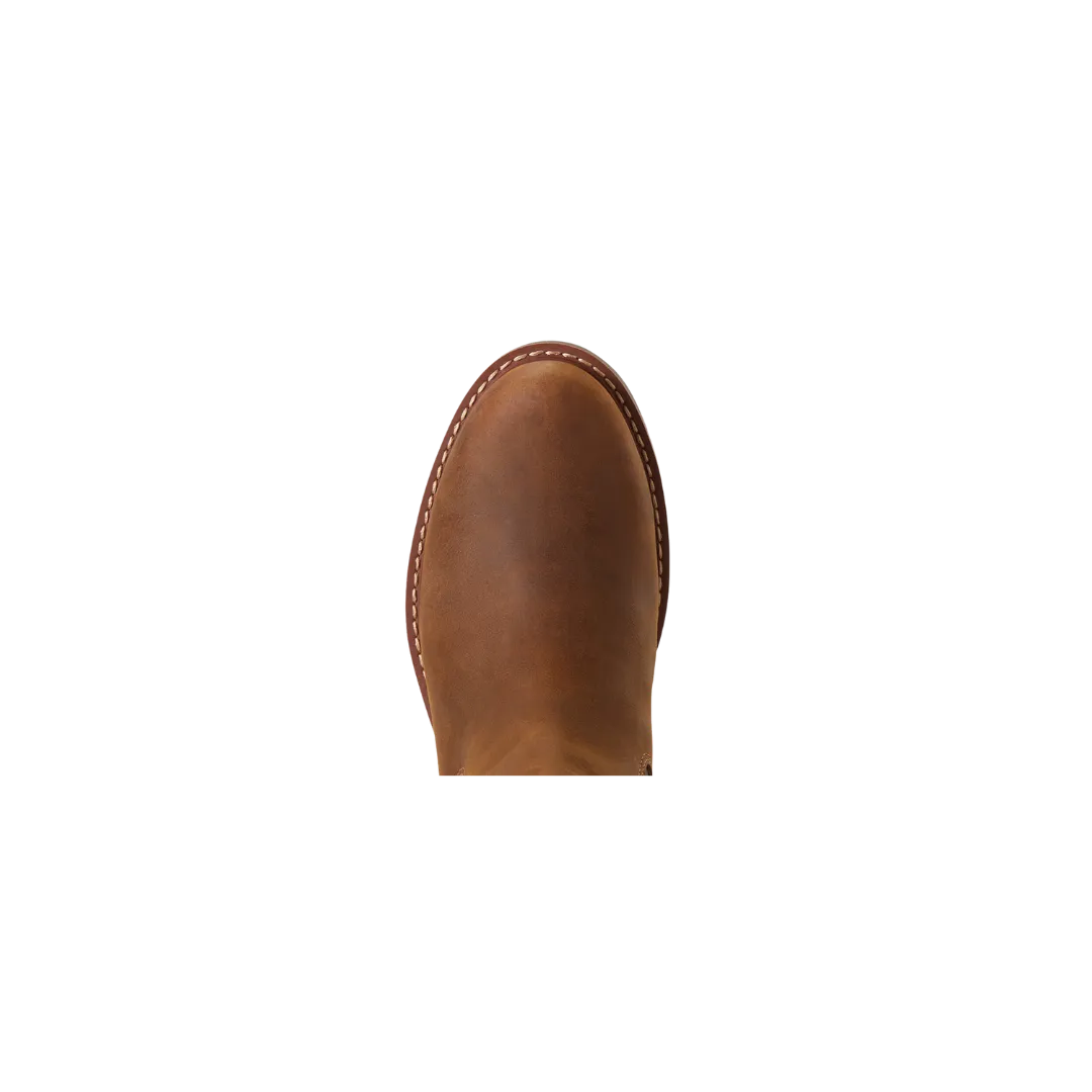 Arithtat Women's Wexford Waterproof Chelsea Weathered Brown Boots