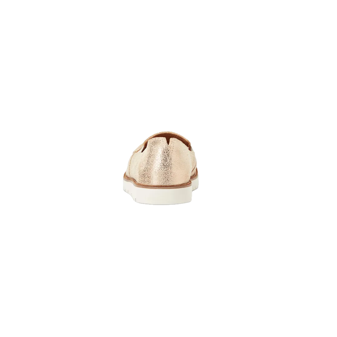 Arithtat Women's Cruiser Easy Flex 360 Rose Gold Metallic Slip On Shoe