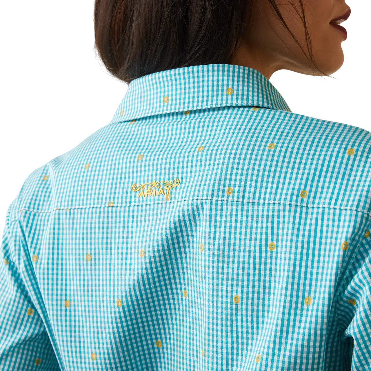 Arithtat Women's Susanna Check Kirby Stretch Shirt