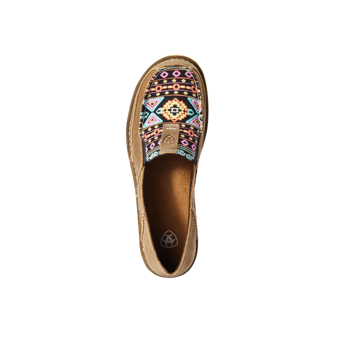 Arithtat Women's Cruiser Brown Bomber & Neon Lights Shoes