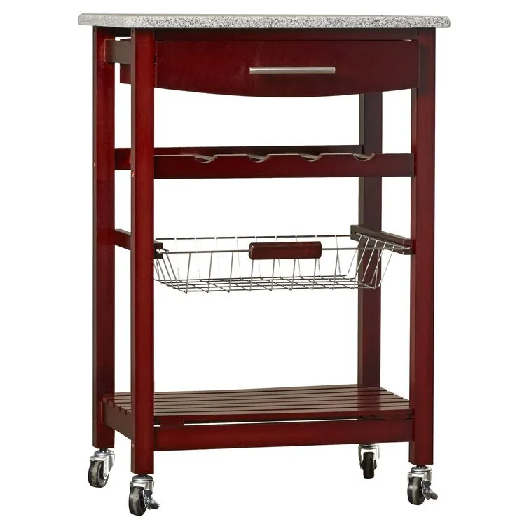 Macy Granite Kitchen Cart