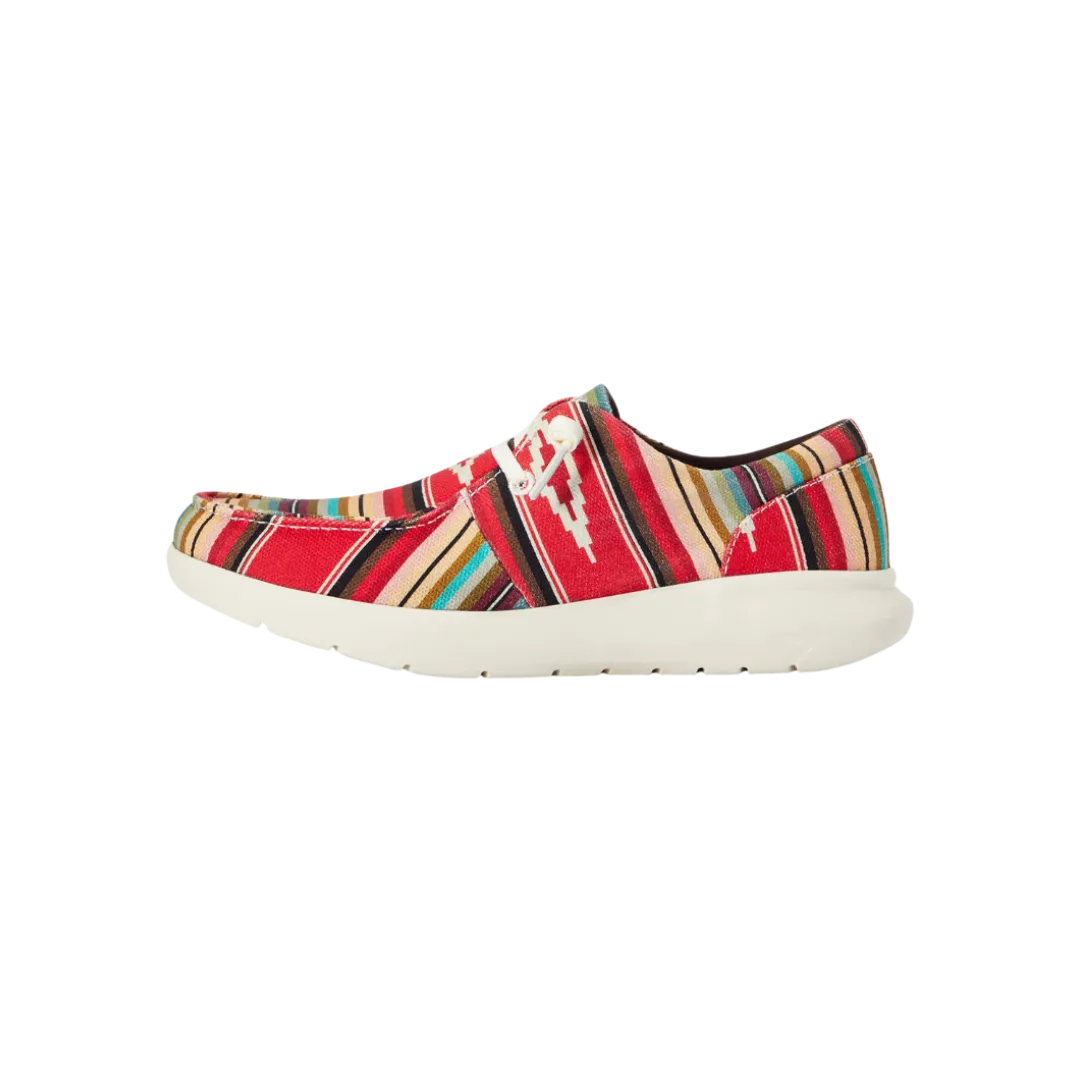 Arithtat Women's Hilo Pastel Serape Lace Up Shoes