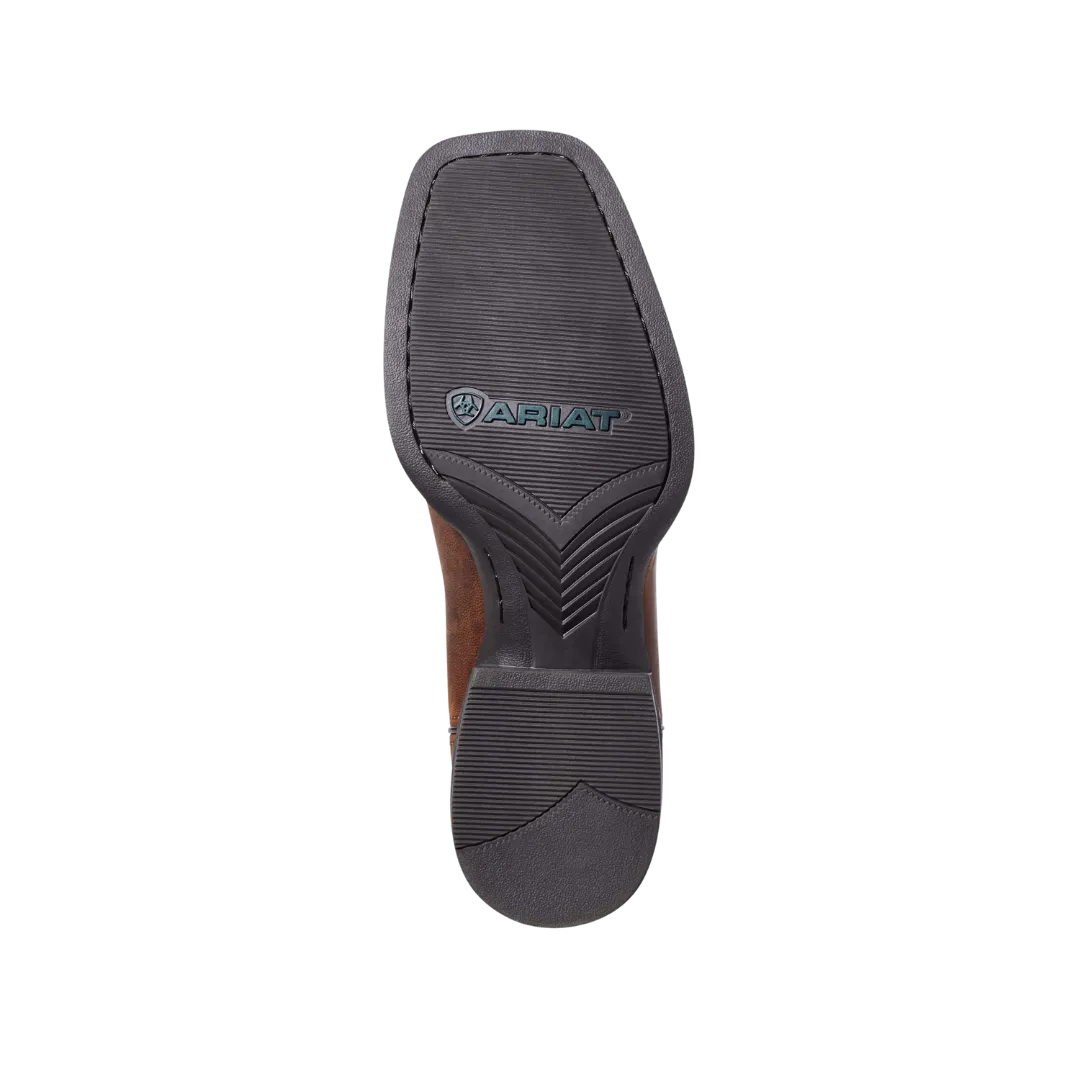 Arithtat Men's Sport Rafter Square Toe Double Espresso Boots