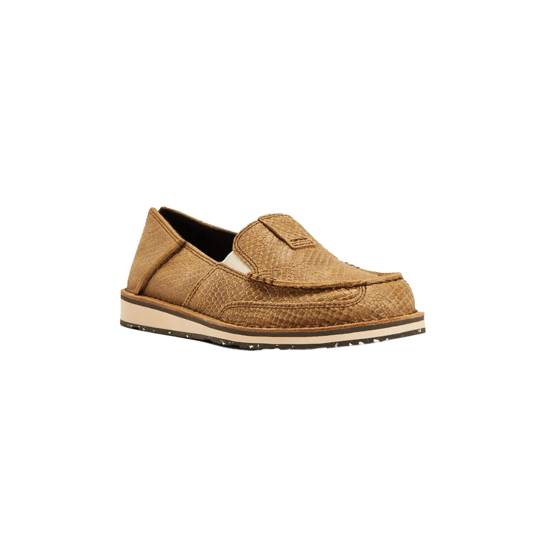 Arithtat Women's Cruiser Naturally Brown Snake Print Shoes
