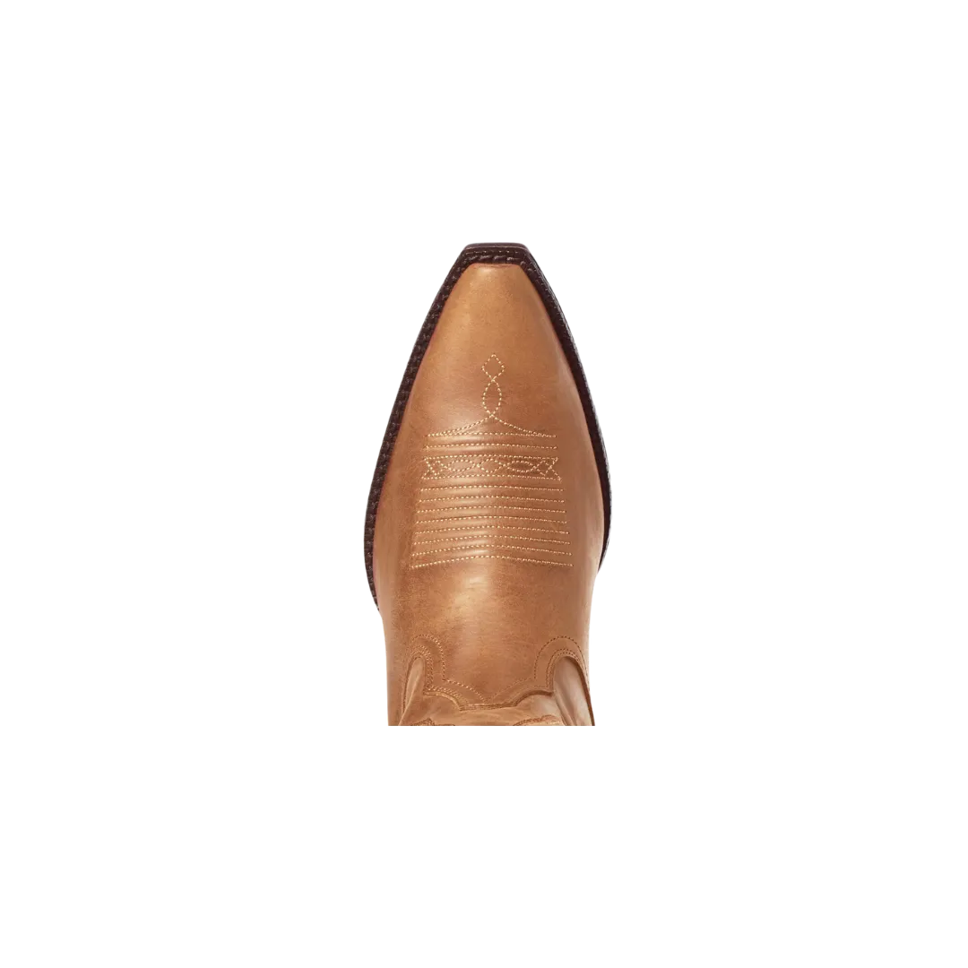 Arithtat Women's Heritage X Elastic Wide Calf Brown Boots
