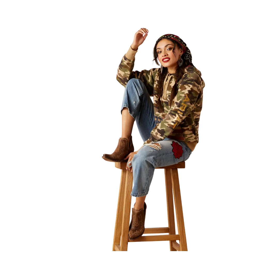 Arithtat Women's Rodeo Quincy Wild West Usa Hoodie