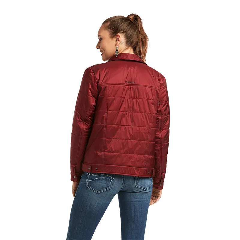 Arithtat Women's Puffer Trucker Jacket