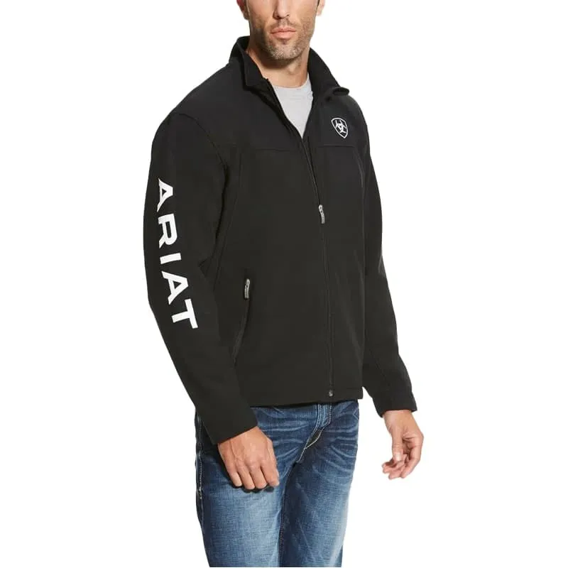 Arithtat Men's New Team Black Softshell Jacket