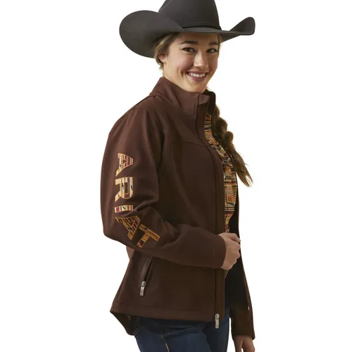 Arithtat Women's Team Logo Softshell Chimayo In Shaved Chocolate Jacket