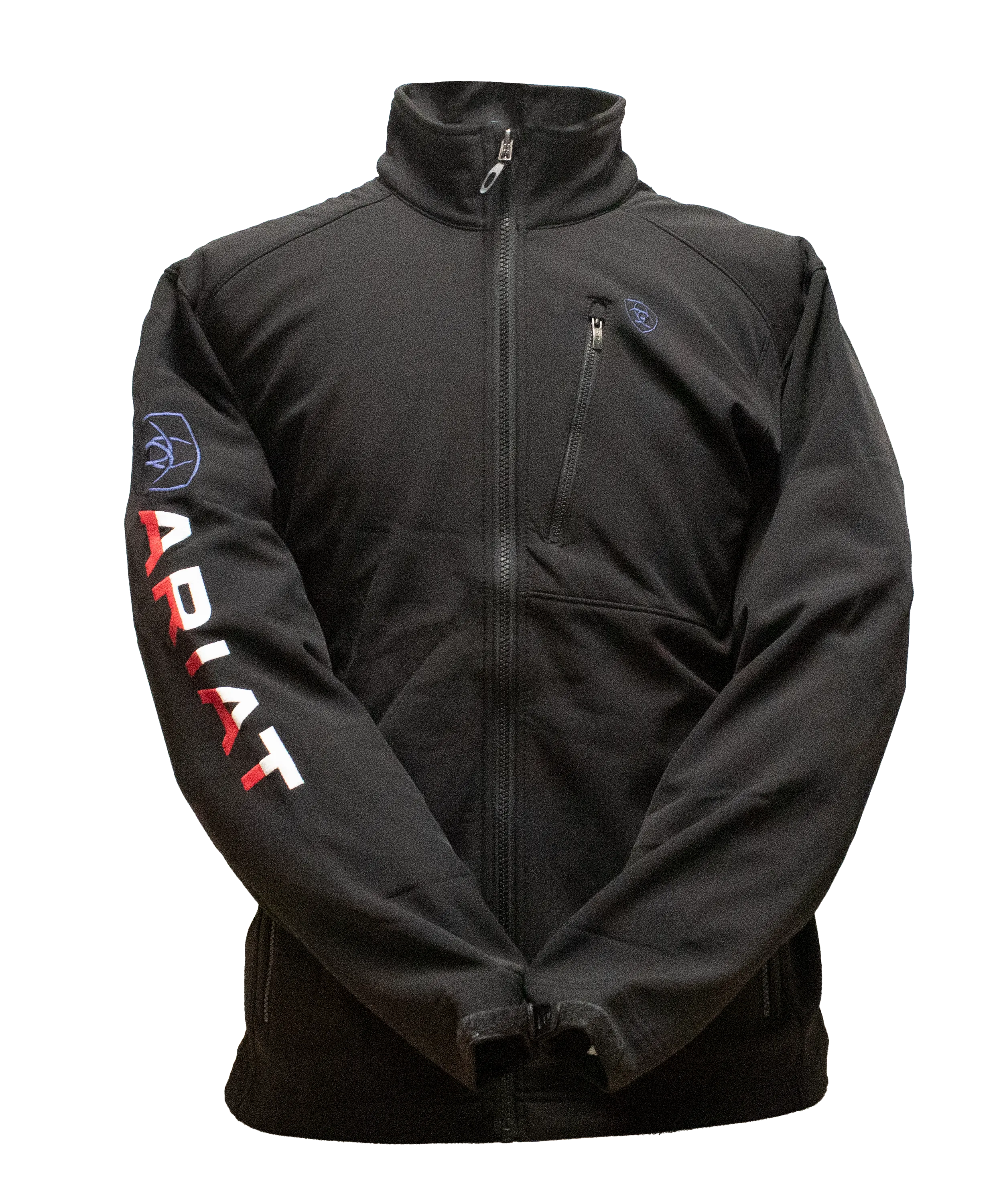 Arithtat Men's Texas Flag Black Jacket
