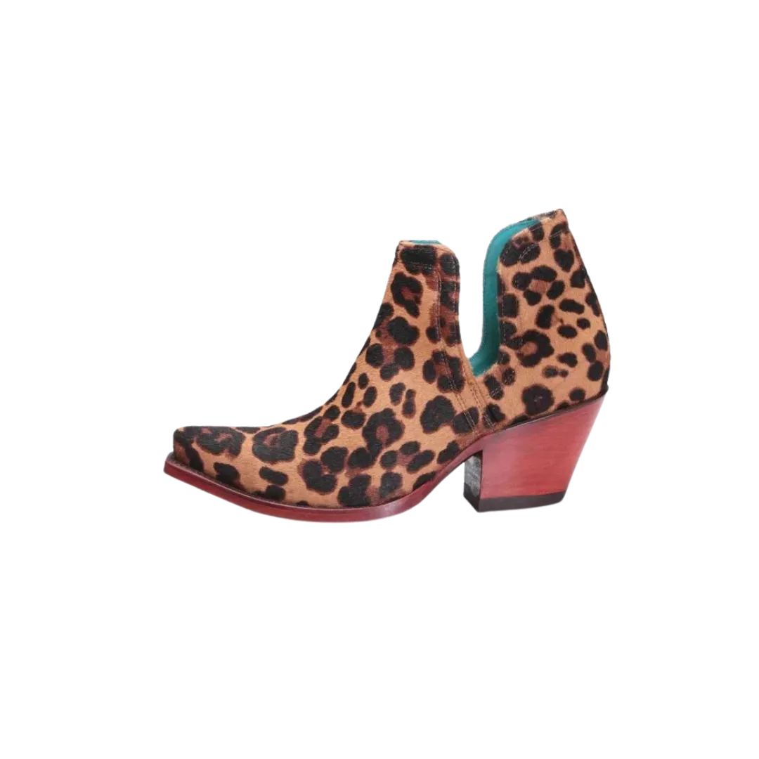 Arithtat Women's Hair On Dixon Ankle Leopard Boots