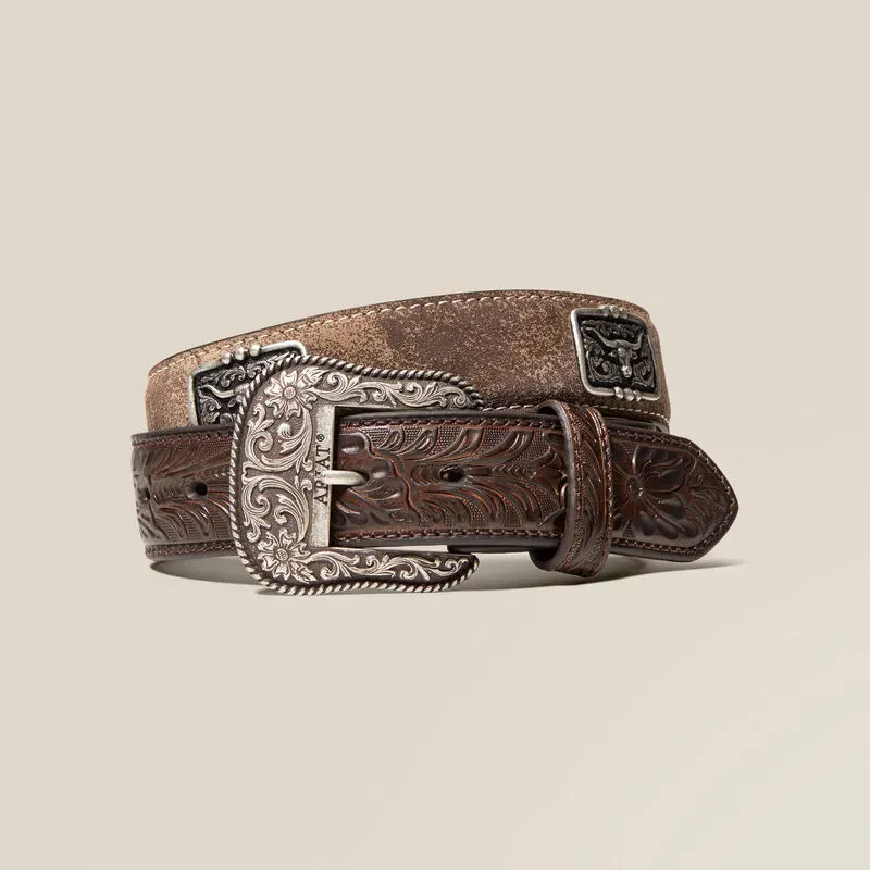 Steer Head Concho Belt