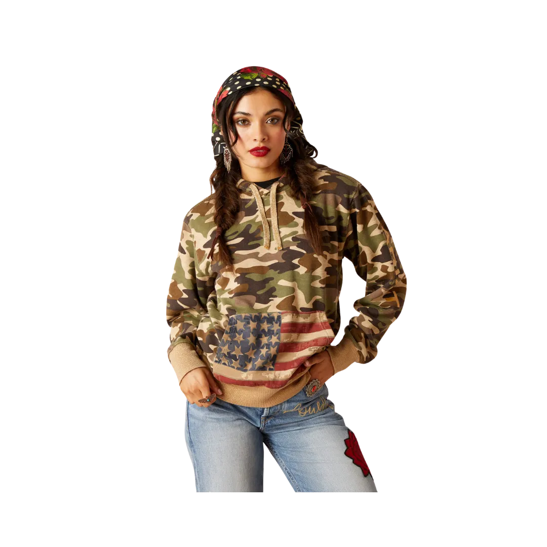 Arithtat Women's Rodeo Quincy Wild West Usa Hoodie