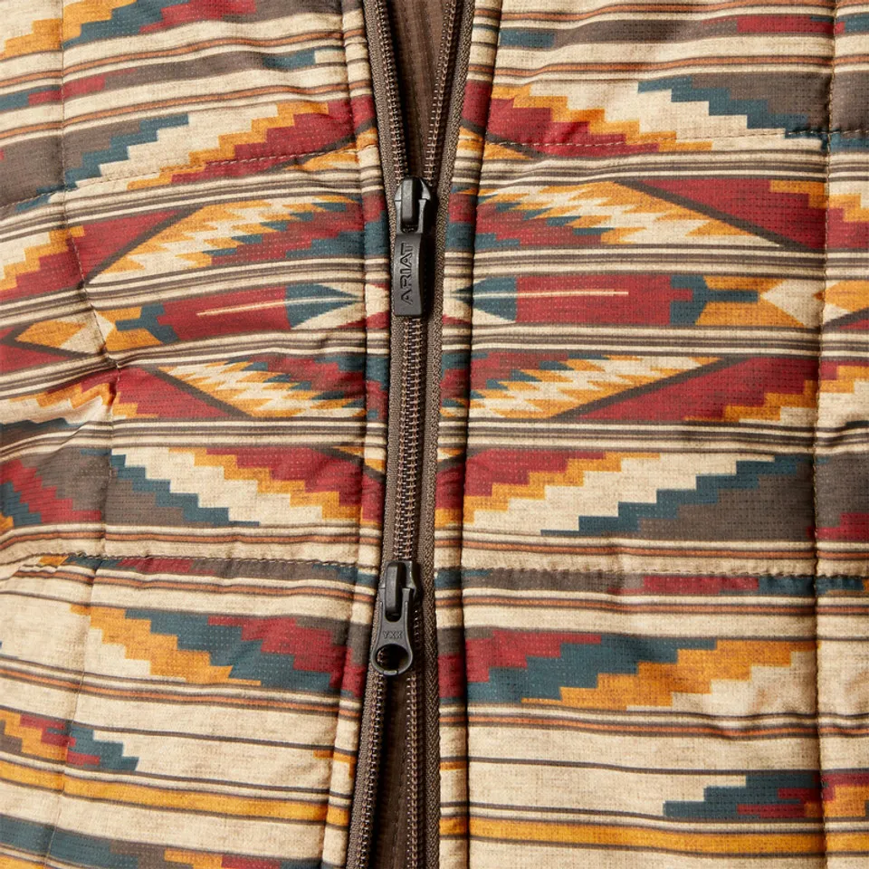 Arithtat Men's Chimayo Crius Saltillo Brown Vest