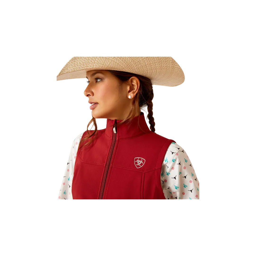 Arithtat Women's New Team Softshell Sun-Dried Tomato Vest