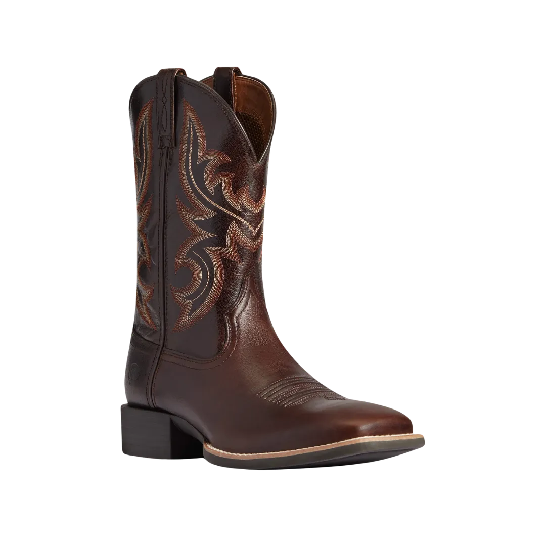 Arithtat Men's Sport Cow Country Western Cusco Brown Boots