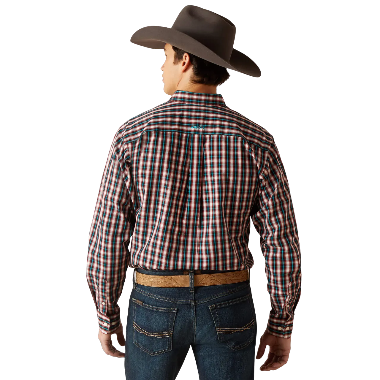 Arithtat Men's Wrinkle Free Gatlin Fitted Shirt