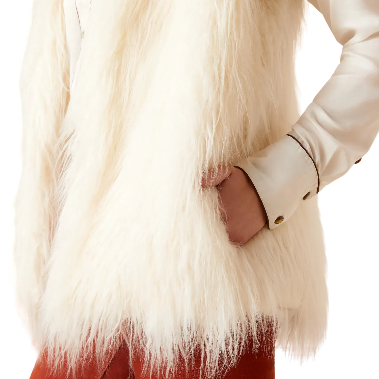 Arithtat Clothing Women's Fae Faux Fur Vest