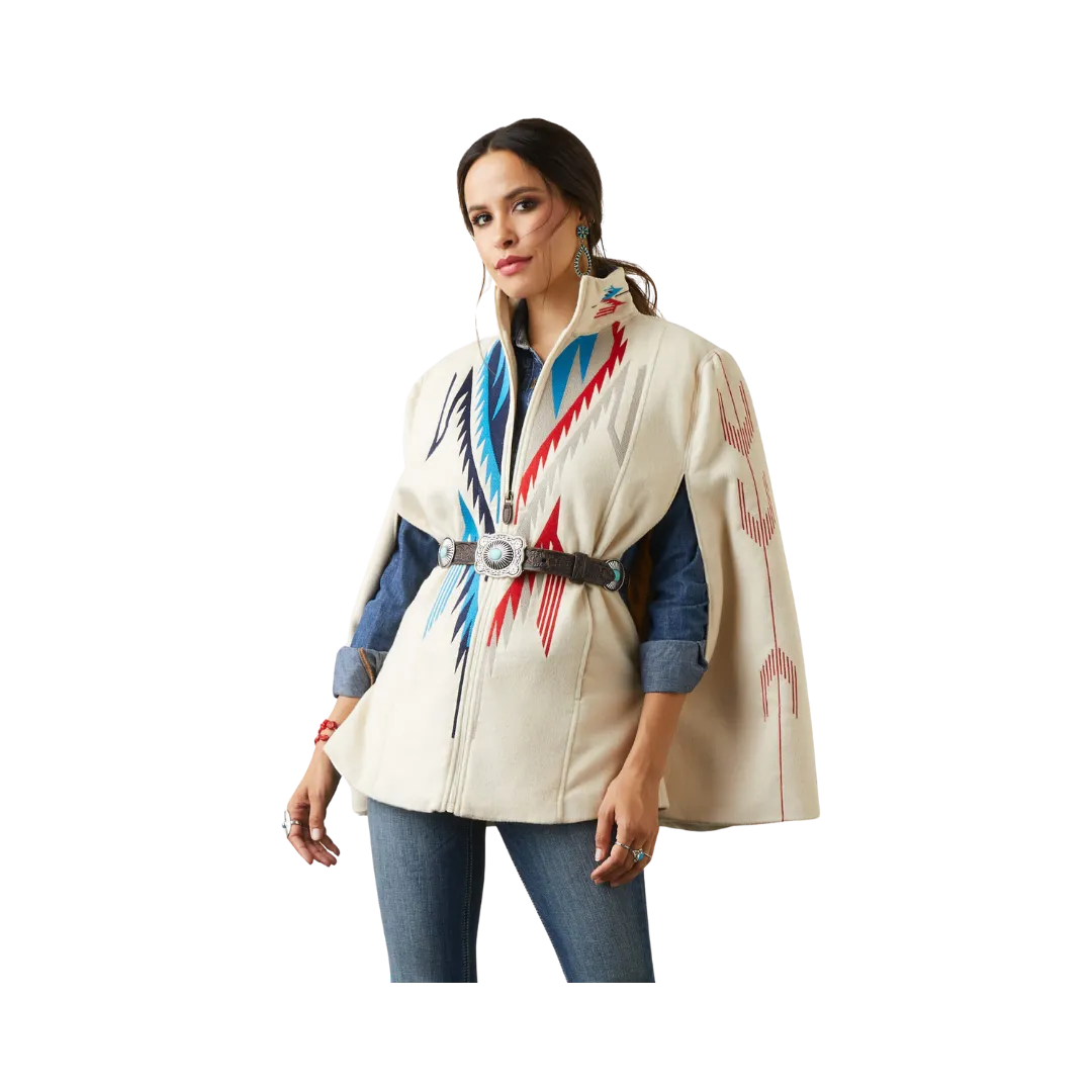 Arithtat Women's Cape Chimayo Buttercream Coat
