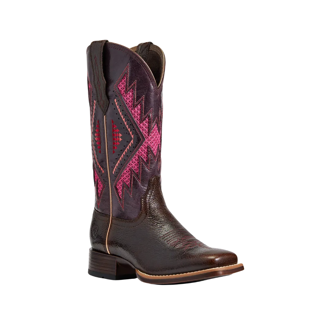 Arithtat Women's Sienna VentTek 360 Chocolate Chip Square Toe Boot