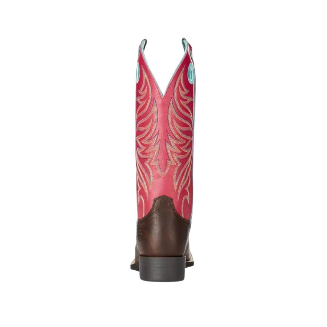 Arithtat Women's Round Up Ryder Yukon Chocolate & Magenta Boots