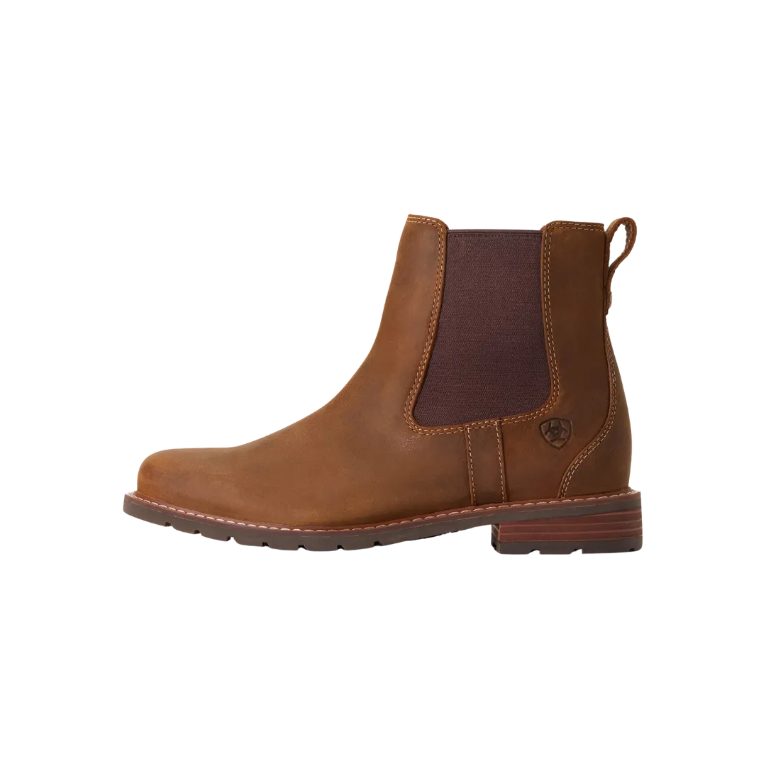 Arithtat Women's Wexford Waterproof Chelsea Weathered Brown Boots