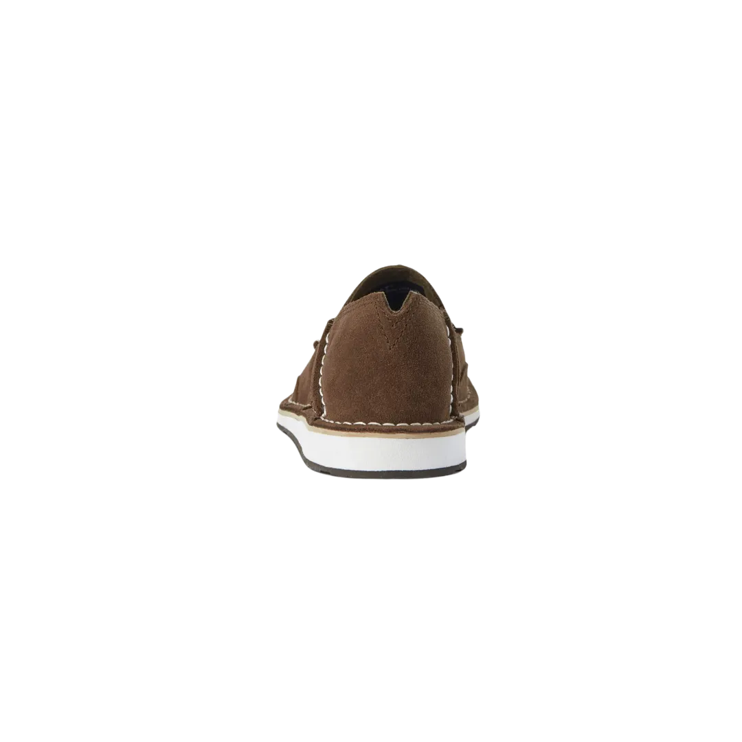 Arithtat Women's Brown Suede Cruiser Shoes