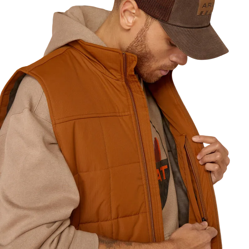 Arithtat Men's Crius Chestnut Insulated Vest
