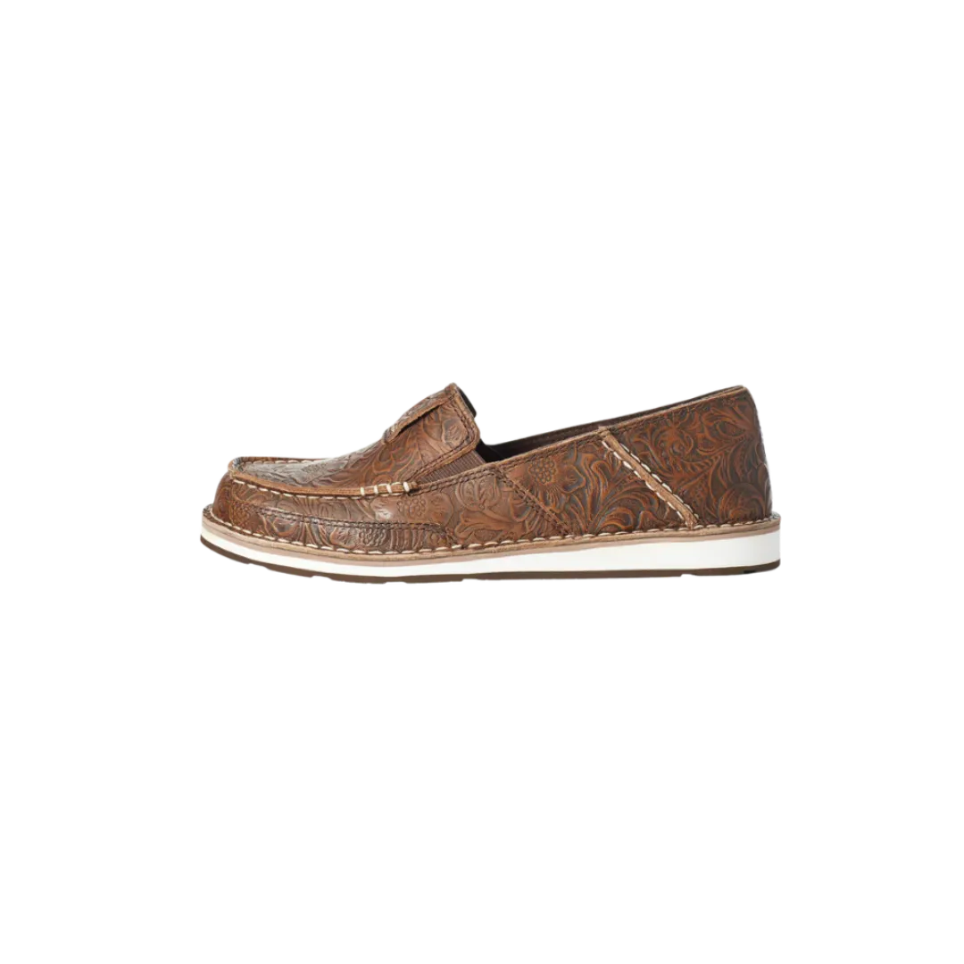 Arithtat Women's Floral Embossed Cruiser Shoes