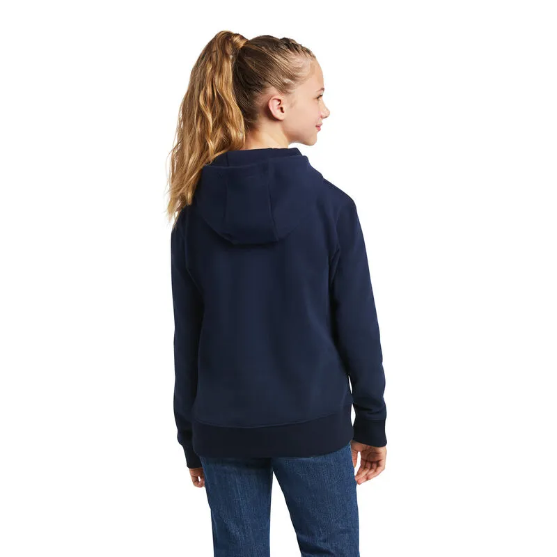 Arithtat Girl's Real Serape Logo Hoodie