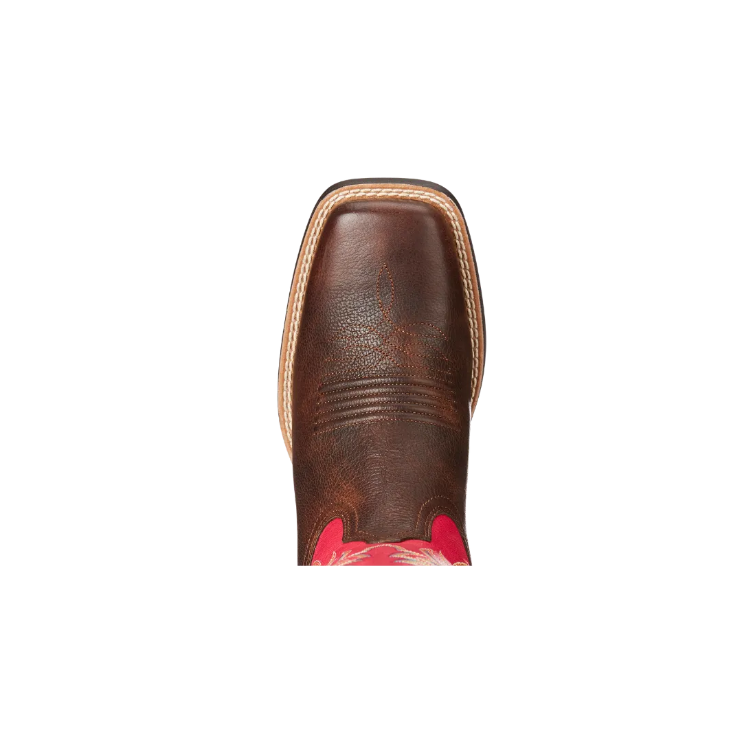 Arithtat Women's Round Up Ryder Yukon Chocolate & Magenta Boots
