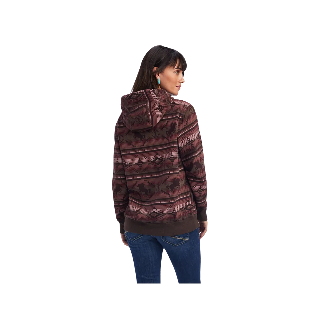 Arithtat Women's REAL Allover Print Hoodie