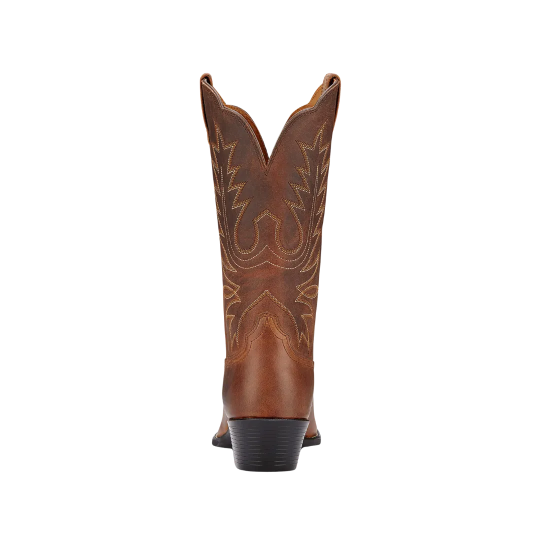 Arithtat Women's Heritage R Toe Western Distressed Brown Boots