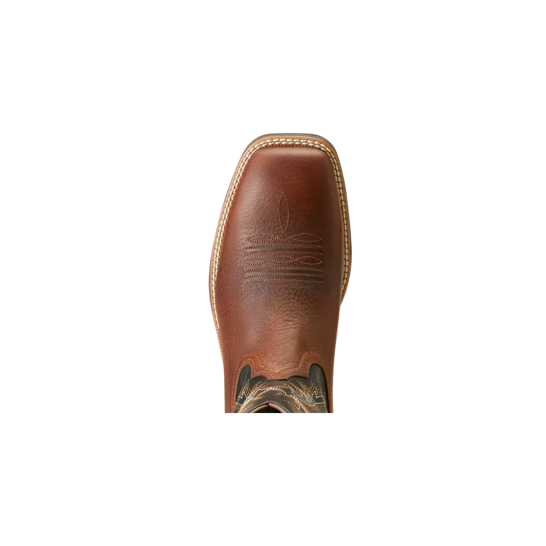 Arithtat Men's Ridgeback Deepest Clay & Western Black Boots