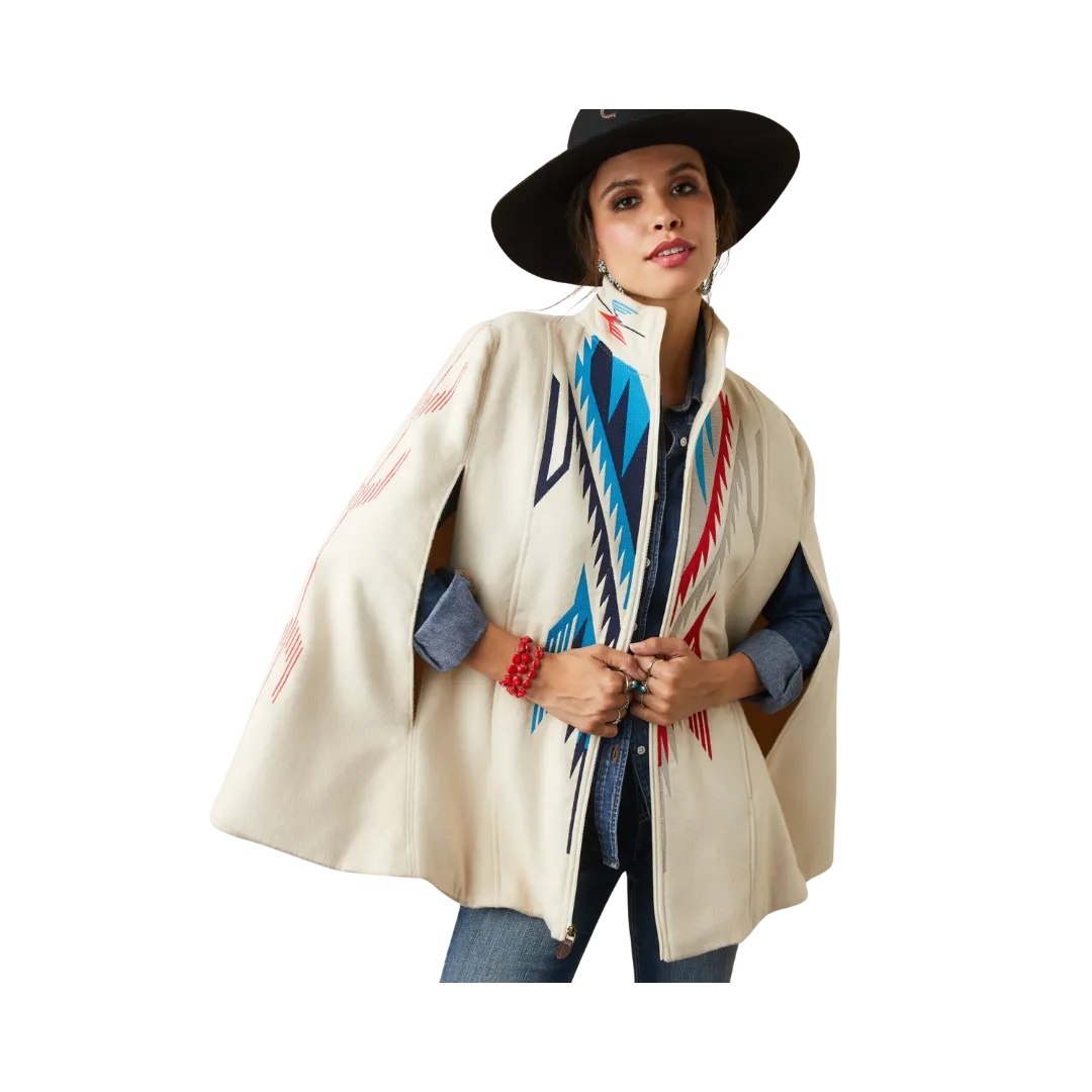 Arithtat Women's Cape Chimayo Buttercream Coat