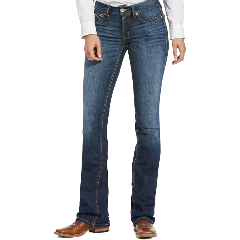 Arithtat Women's Stretch Rosa Bootcut Jean