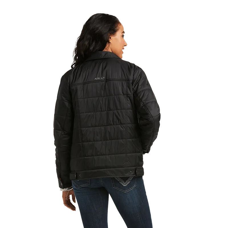 Arithtat Women's Puffer Trucker Insulated Jacket