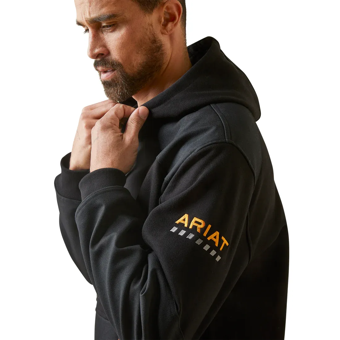 Arithtat Men's Rebar Workman DuraCanvas Black Hoodie