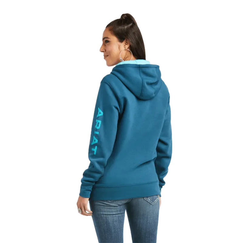 Arithtat Women's REAL Arm Logo Eurasian Hoodie